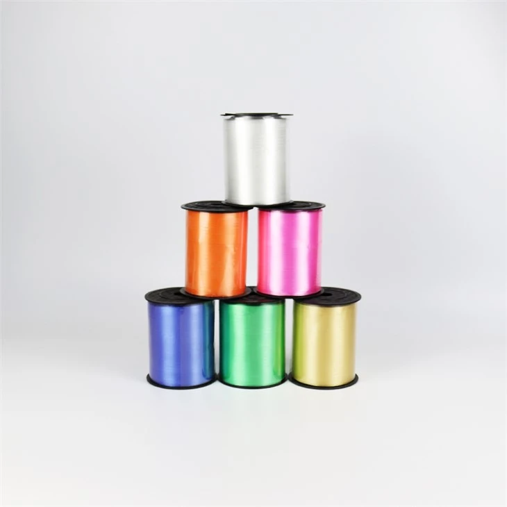 Panglică metalică de curling lată de 5 mm pentru accesorii pentru baloane sau împachetare cadou