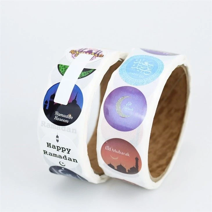 Wholesale Round Roll PET Label Custom Waterproof Self-adhesive Multi Layer Sticker Printing Wholesale Round Roll PET Label Custom Waterproof Self-adhesive Multi Layer Sticker Printing